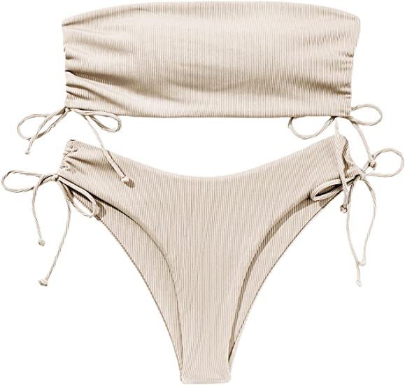 Maillot de Bain Bandeau à Cordon