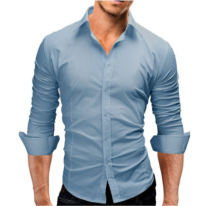 Chemise Élégante Homme Coupe Cintrée