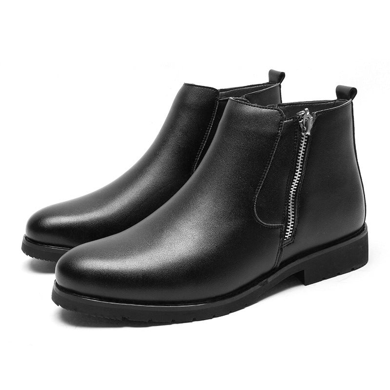 Bottines en cuir formelles