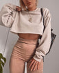 Crop top manches longues Signature