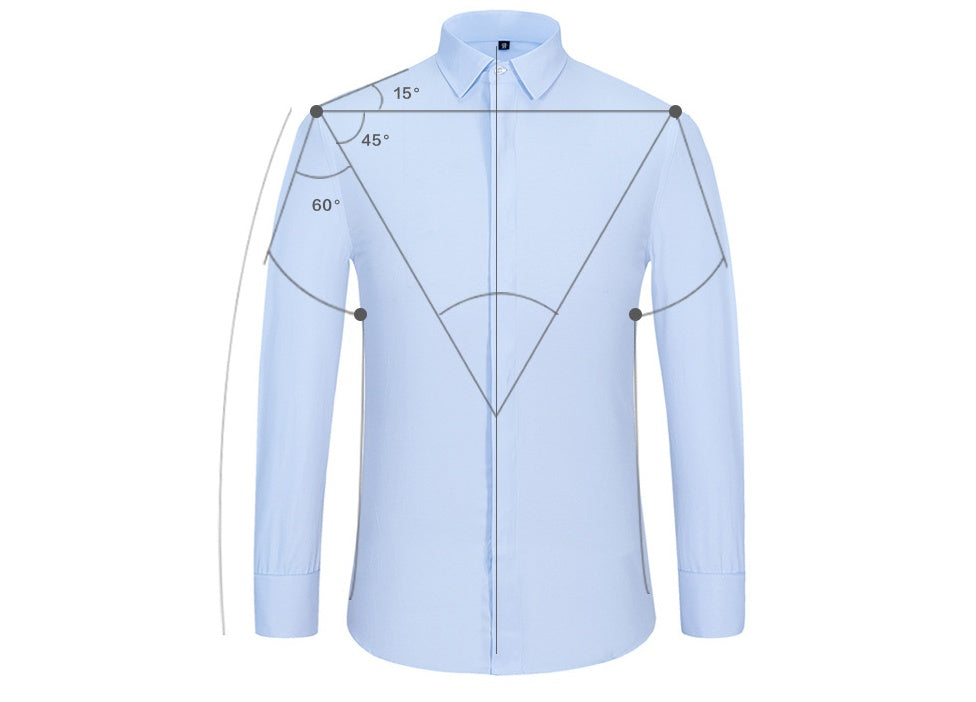 Men's slim fit long sleeve shirt