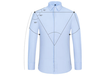Men's slim fit long sleeve shirt