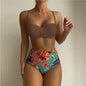 Bikini Deux-Pièces Bretelles Fines Florales