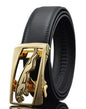 Men Automatic Buckle Leather Belts