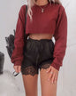 Crop top manches longues Signature