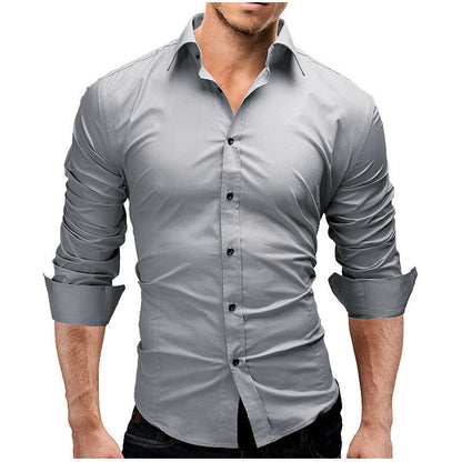 Chemise Élégante Homme Coupe Cintrée