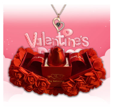 Ensemble Bijou et Roses Savon Coffret Cadeau