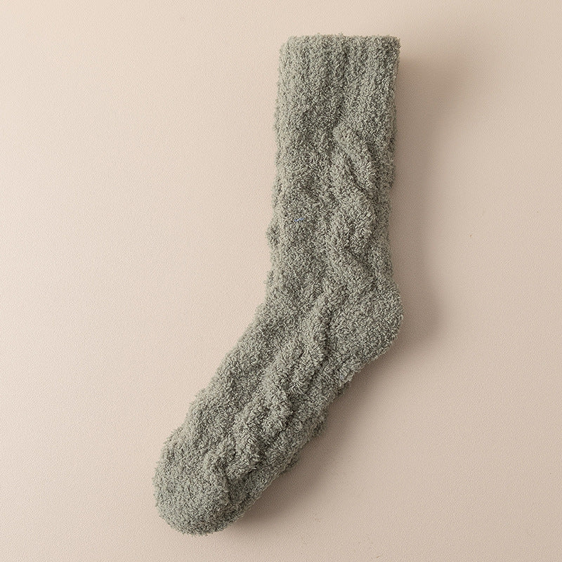 Chaussettes Épaisses en Velours