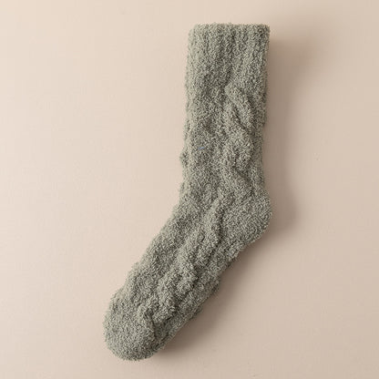 Chaussettes Épaisses en Velours
