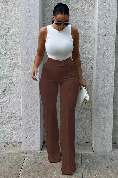 Pantalon Coupe Droite Chic