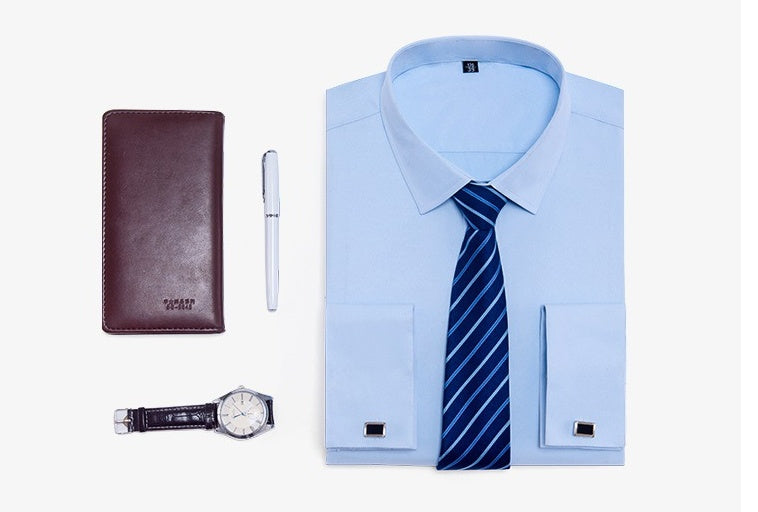 Men's slim fit long sleeve shirt