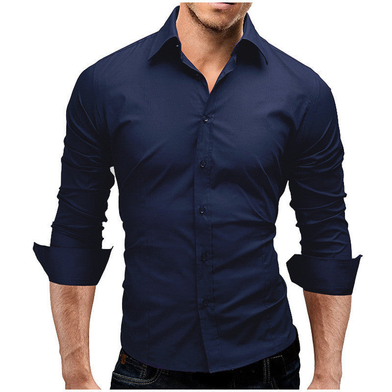 Chemise Élégante Homme Coupe Cintrée