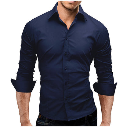 Chemise Élégante Homme Coupe Cintrée