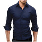 Chemise Élégante Homme Coupe Cintrée