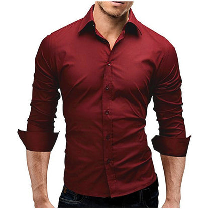 Chemise Élégante Homme Coupe Cintrée