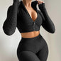 Ensemble Fitness Femme à Manches Longues