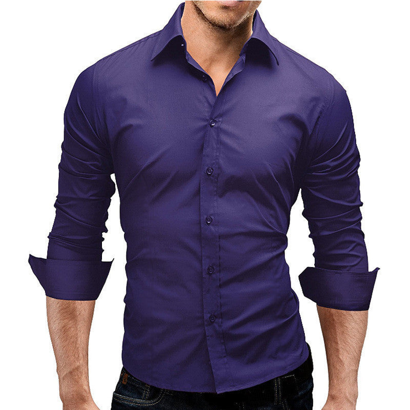 Chemise Élégante Homme Coupe Cintrée