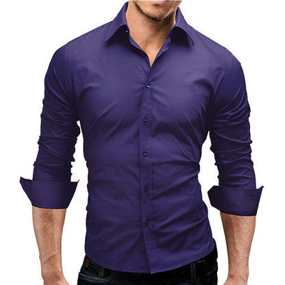 Chemise Élégante Homme Coupe Cintrée