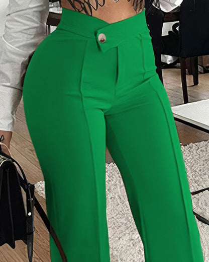 Pantalon Coupe Droite Chic