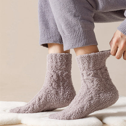 Chaussettes Épaisses en Velours